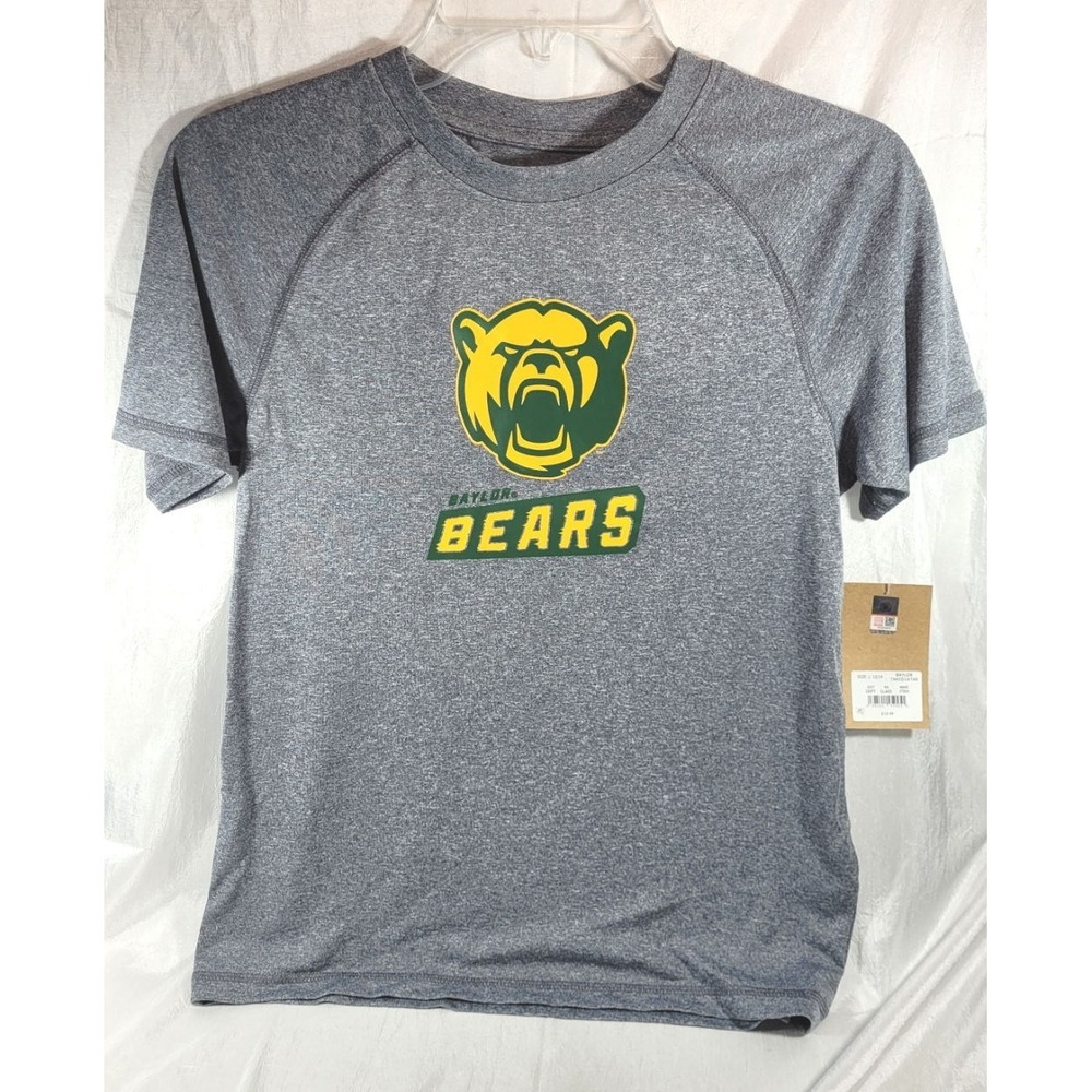 Rivalry Threads 91 Baylor University Bears Gray T-Shirt - YOUTH Size XL (16/18)